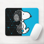 Erdnüsse | Snoopy Geometric Design Mousepad (Mit Mouse)