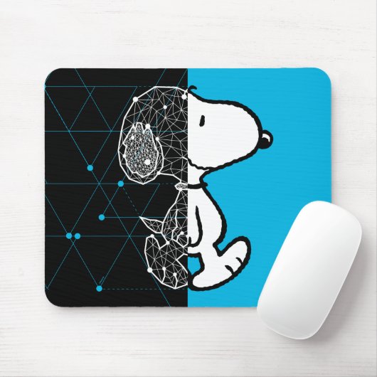 Erdnüsse | Snoopy Geometric Design Mousepad (Mit Mouse)