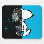 Erdnüsse | Snoopy Geometric Design Mousepad (Vorne)