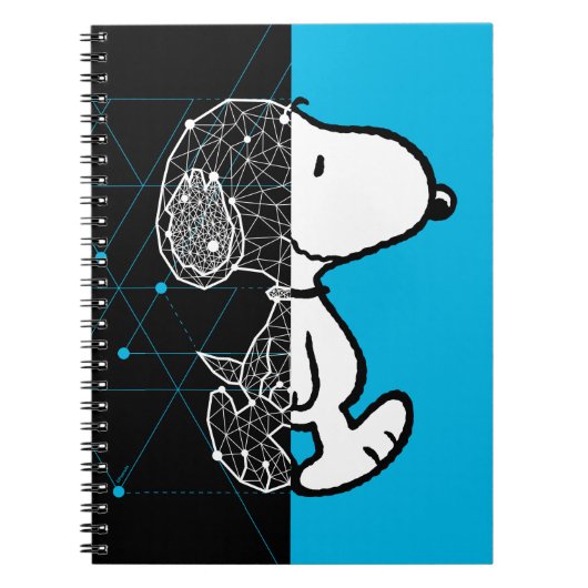 Erdnüsse | Snoopy Geometric Design Notizblock (Vorderseite)