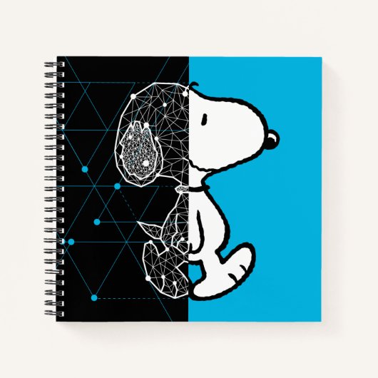 Erdnüsse | Snoopy Geometric Design Notizblock (Vorderseite)