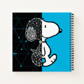 Erdnüsse | Snoopy Geometric Design Notizblock (Rückseite)
