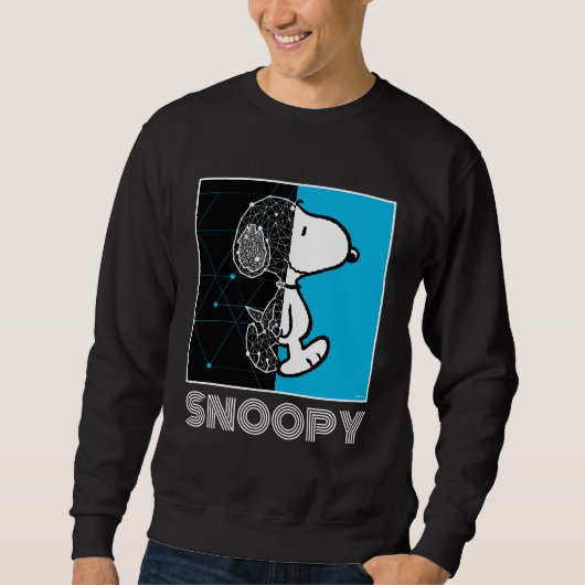 Erdnüsse | Snoopy Geometric Design Sweatshirt (Vorderseite)