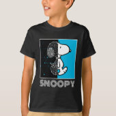 Erdnüsse | Snoopy Geometric Design T-Shirt (Vorderseite)