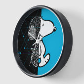 Erdnüsse | Snoopy Geometric Design Uhr (Winkel)