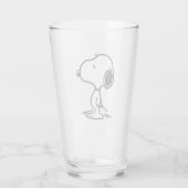 Erdnüsse | Snoopy Glas (Rückseite)