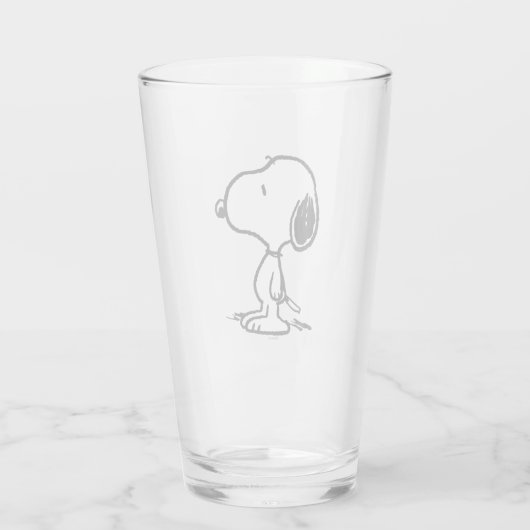 Erdnüsse | Snoopy Glas (Rückseite)
