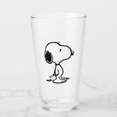 Erdnüsse | Snoopy Glas (Vorderseite)