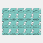 Erdnüsse | Snoopy-Glückwünsche für Ihre Rente Geschenkpapier Set (Vorderseite 2)