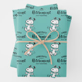 Erdnüsse | Snoopy-Glückwünsche für Ihre Rente Geschenkpapier Set (Beispiel)