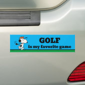 Erdnüsse | Snoopy Golf Swing Autoaufkleber (Auf Auto)