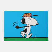 Erdnüsse | Snoopy Golf Swing Fußmatte (Vorderseite)