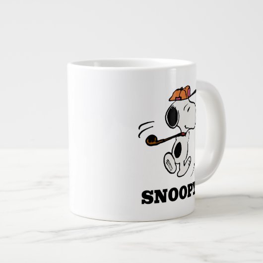 Erdnüsse | Snoopy Golf Swing Jumbo-Tasse (Vorderseite Rechts)
