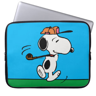 Erdnüsse Snoopy Golf Swing Laptopschutzhülle