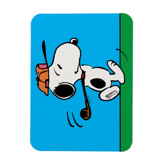 Erdnüsse | Snoopy Golf Swing Magnet (Vertikal)
