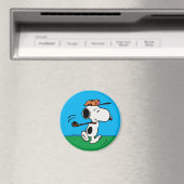 Erdnüsse | Snoopy Golf Swing Magnet (In Situ (Geschirrspüler))
