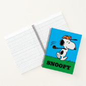 Erdnüsse | Snoopy Golf Swing Notizblock (Innenseite)