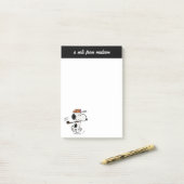 Erdnüsse | Snoopy Golf Swing Post-it Klebezettel (Auf Schreibtisch)