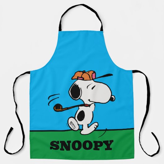 Erdnüsse | Snoopy Golf Swing Schürze (Vorderseite)