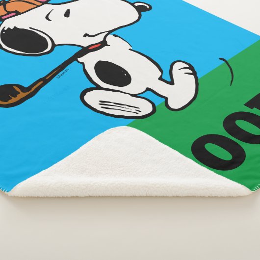 Erdnüsse | Snoopy Golf Swing Sherpadecke (3/4)