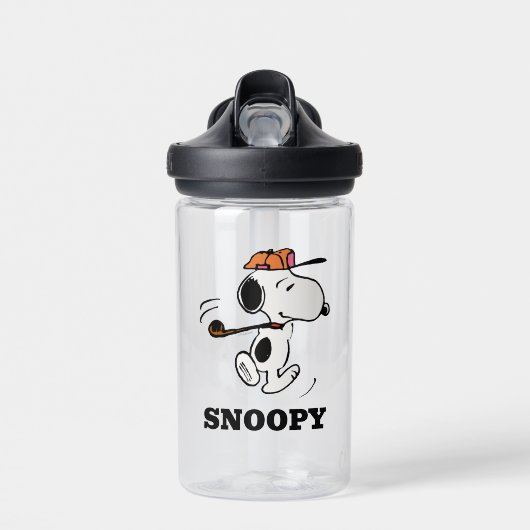 Erdnüsse | Snoopy Golf Swing Trinkflasche (Vorne)