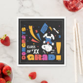 Erdnüsse Snoopy Gratuliere Absolvent Abschluss Kon Serviette (Beispiel)