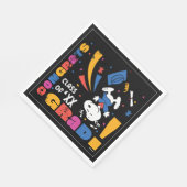 Erdnüsse Snoopy Gratuliere Absolvent Abschluss Kon Serviette (Ecke)