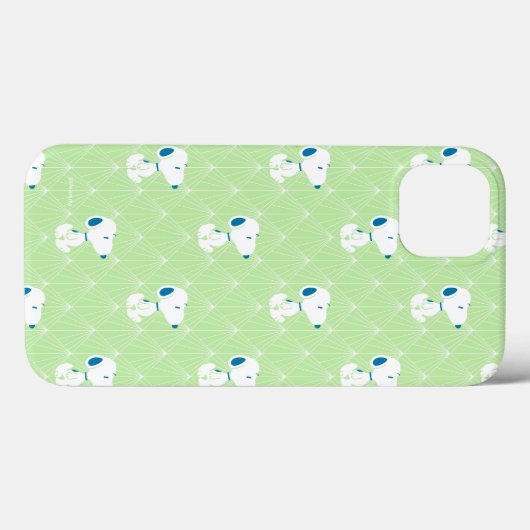 Erdnüsse | Snoopy Green Deko Dreams Pattern Case-Mate iPhone Hülle (Rückseite (Horizontal))