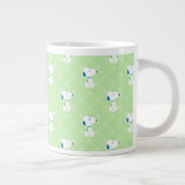 Erdnüsse | Snoopy Green Deko Dreams Pattern Jumbo-Tasse (Rechts)