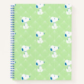 Erdnüsse | Snoopy Green Deko Dreams Pattern Notizblock (Vorderseite)
