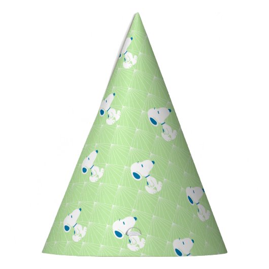 Erdnüsse | Snoopy Green Deko Dreams Pattern Partyhütchen (Links)