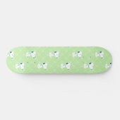 Erdnüsse | Snoopy Green Deko Dreams Pattern Skateboard (Horizontal)