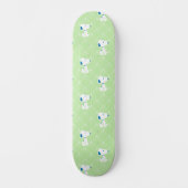 Erdnüsse | Snoopy Green Deko Dreams Pattern Skateboard (Vorderseite)