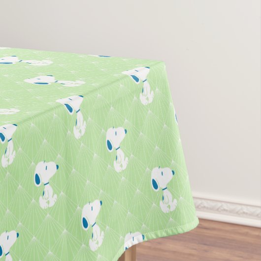 Erdnüsse | Snoopy Green Deko Dreams Pattern Tischdecke (Beispiel)