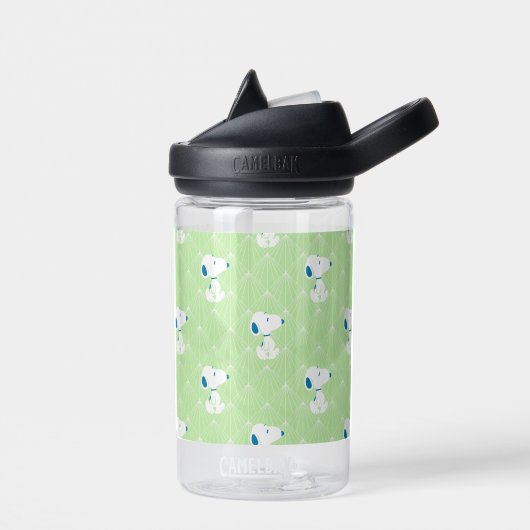 Erdnüsse | Snoopy Green Deko Dreams Pattern Trinkflasche (Links)