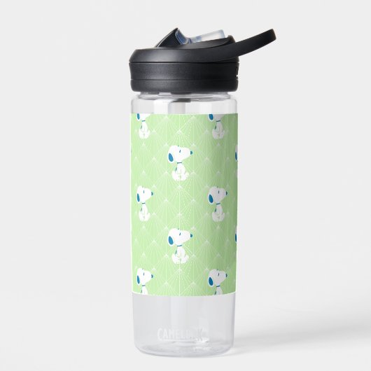 Erdnüsse | Snoopy Green Deko Dreams Pattern Trinkflasche (Links)