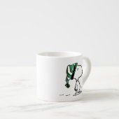 Erdnüsse | Snoopy Green Snow Cap Espressotasse (Vorderseite Rechts)