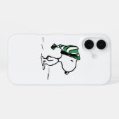 Erdnüsse | Snoopy Green Snow Cap iPhone 16 Hülle (Rückseite (Horizontal))