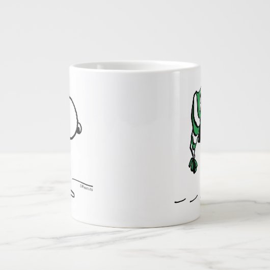 Erdnüsse | Snoopy Green Snow Cap Jumbo-Tasse (Vorderseite)