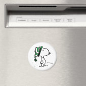Erdnüsse | Snoopy Green Snow Cap Magnet (In Situ (Geschirrspüler))