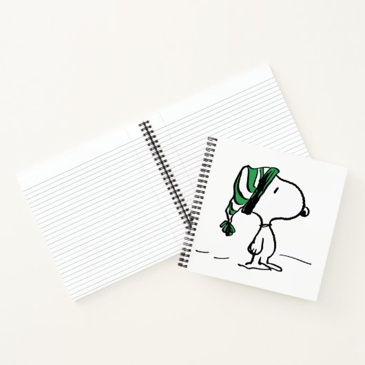 Erdnüsse | Snoopy Green Snow Cap Notizblock (Innenseite)