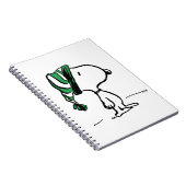 Erdnüsse | Snoopy Green Snow Cap Notizblock (Rechte Seite)