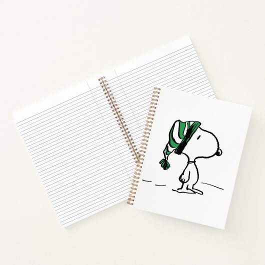 Erdnüsse | Snoopy Green Snow Cap Notizblock (Innenseite)
