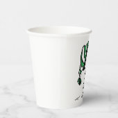 Erdnüsse | Snoopy Green Snow Cap Pappbecher (Rechts)