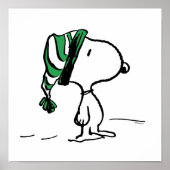 Erdnüsse | Snoopy Green Snow Cap Poster (Vorne)