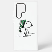 Erdnüsse | Snoopy Green Snow Cap Samsung Galaxy Hülle (Rückseite)