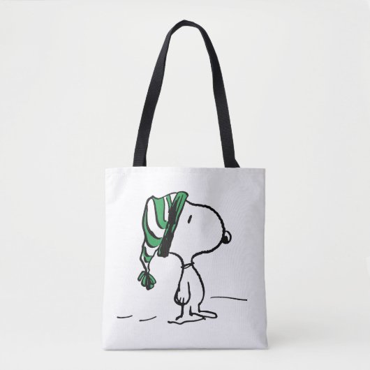 Erdnüsse | Snoopy Green Snow Cap Tasche (Vorderseite)