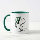 Erdnüsse | Snoopy Green Snow Cap Tasse (Links)