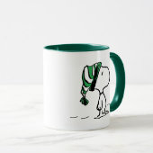 Erdnüsse | Snoopy Green Snow Cap Tasse (VorderseiteRechts)