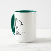 Erdnüsse | Snoopy Green Snow Cap Tasse (Vorderseite Links)